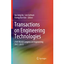 Transactions on Engineering Technologies, Fachbücher
