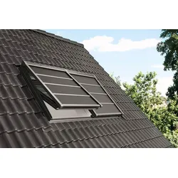 VELUX Standard-Verdunkelungsaußenmarkisen SSS  PK080000S Aluminium Dunkelgrau