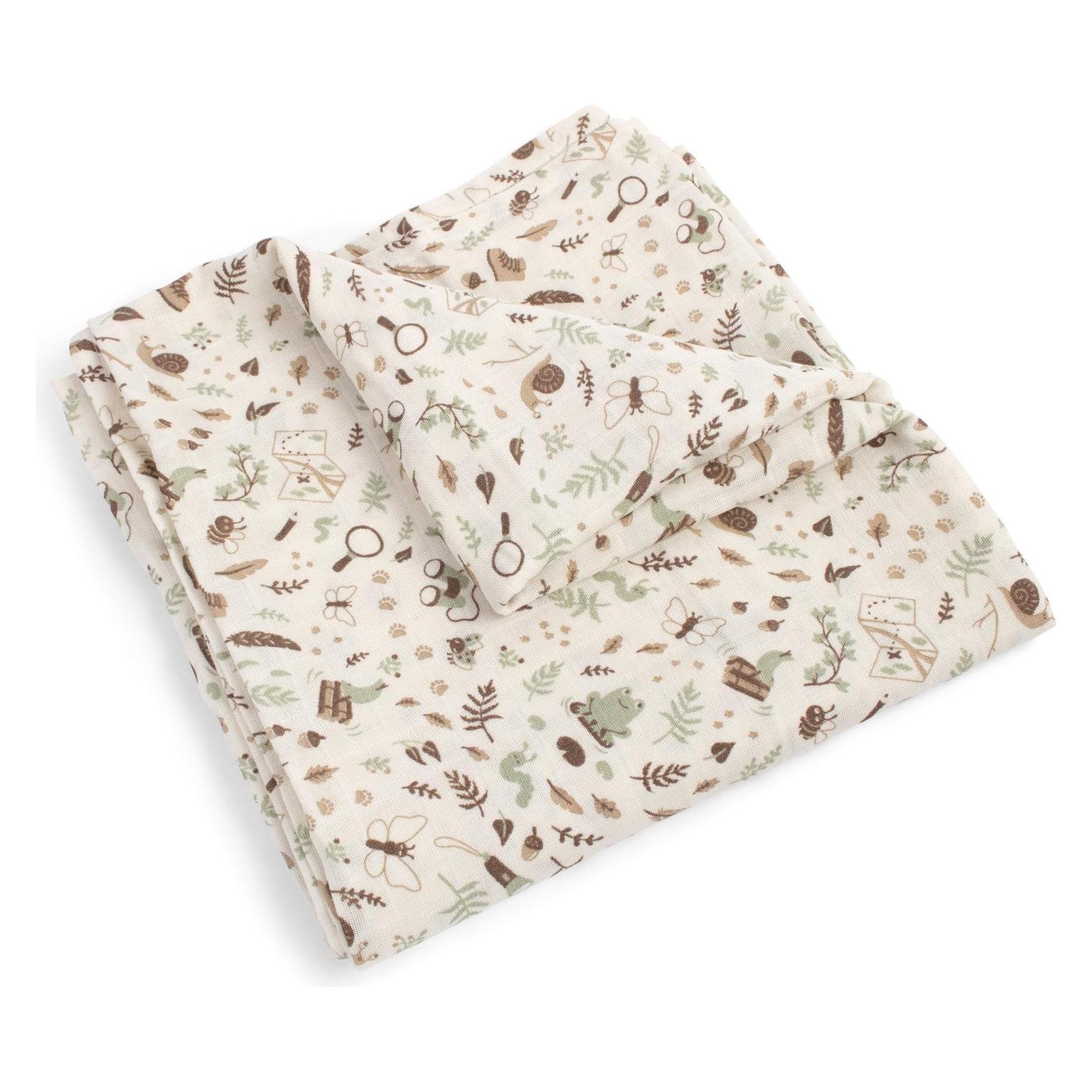 Filibabba Musselin Pucktuch 120x120 cm GOTS - Little Wonders (120 x 120 cm) (FI-03360)