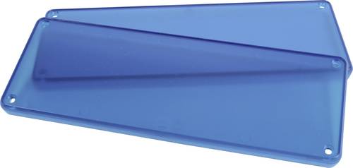 Hammond Electronics 1455UPLTBU Frontrahmen ABS Blau (transparent) (L x B x H) 196 x 71 x 11.60mm 2St.