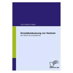 Umsatzbesteuerung von Vereinen, Fachbücher von Julia-Susanne Burgert