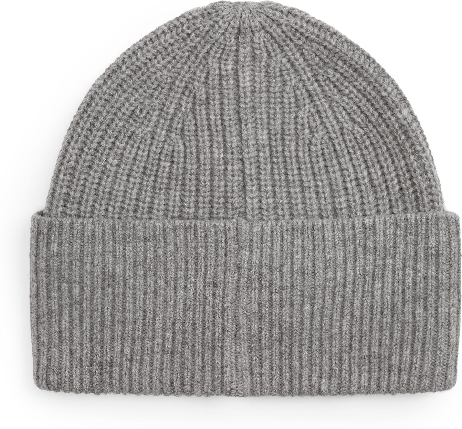 Beanie TOMMY HILFIGER "TOMMY SCRIPT CASHMERE", Herren, grau (universal grau), Strick, Wollmischung, Mützen Beanie, aus Kaschmirmix mit gesticktem Logo, Masse 21 x 24,5 cm universal grau Einheitsgröße