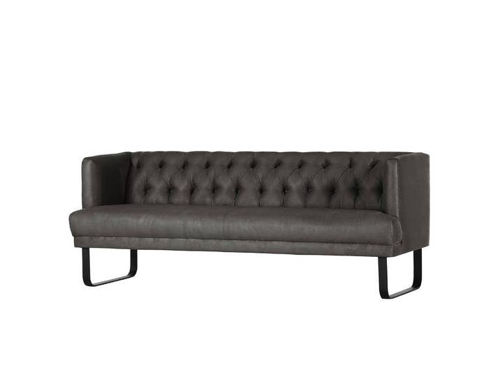 Diningsofa Selda 212cm Grau/Dunkelgrau