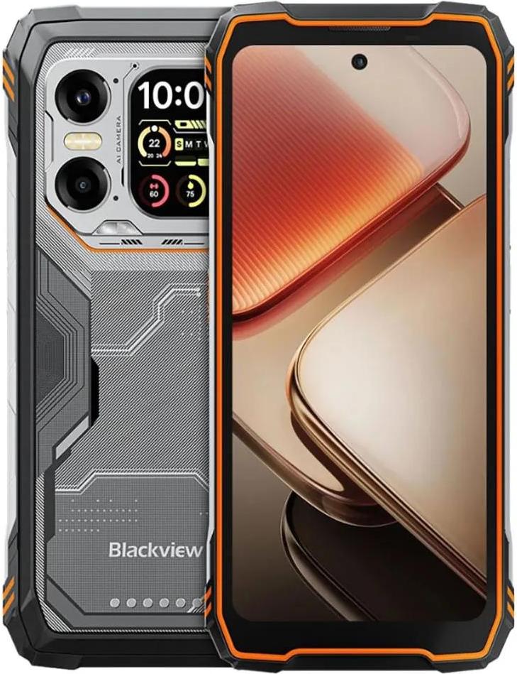 Blackview XPLORE 1, 17,2 cm (6.78"), 12 GB, 256 GB, 64 MP, Android 15, Orange, Schwarz
