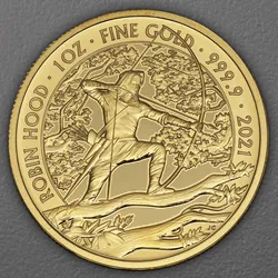 Goldmünze 1oz "Robin Hood" 2021 Myths and Legends (Großbritannien)