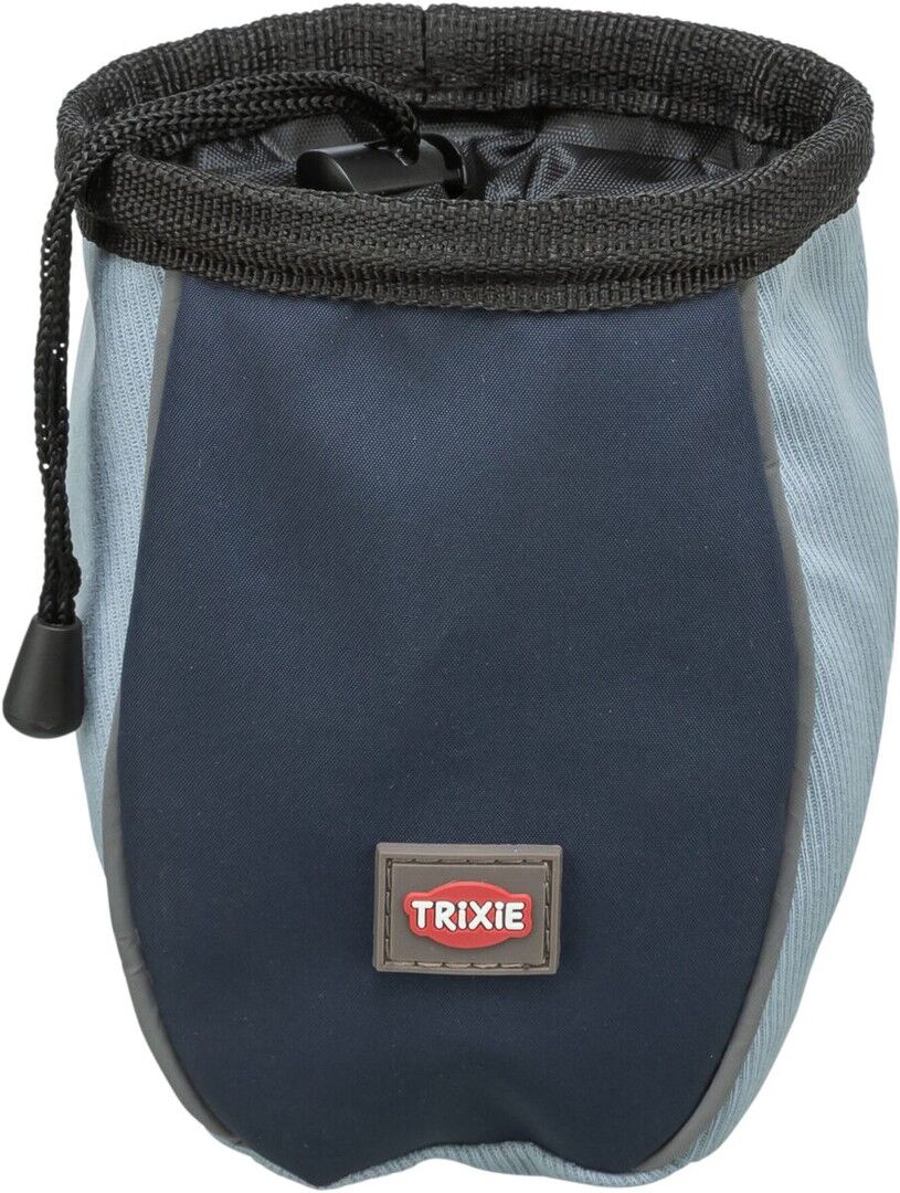TRIXIE 2in1 Leckerlibeutel und Kotbeutelspender mit Zugband aus Rippstoff