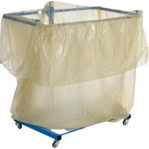 dm-folien Müllsackständer 18922500, 1x 2500 Liter, mit Rollen, aus Metall
