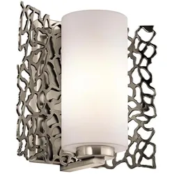 Elstead Lighting, Deckenleuchte, Silver Coral Wandleuchte E27 Klassisches Zinn (E27)