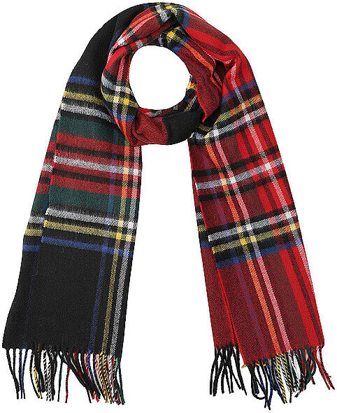GLOVERALL Kaschmirschal CAMEL THOMPSON rot EG