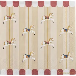 Merry Go Round Papierservietten 33 cm, 20 St.