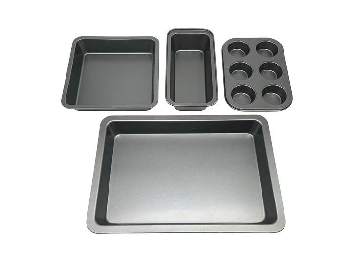Backformen 4er-Set Anthrazit