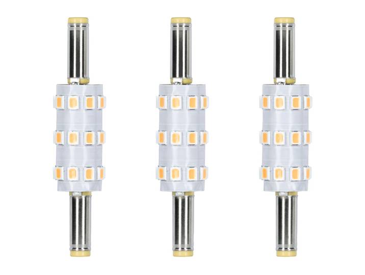 home24 LED-lichtbron Ø 1cm zilver