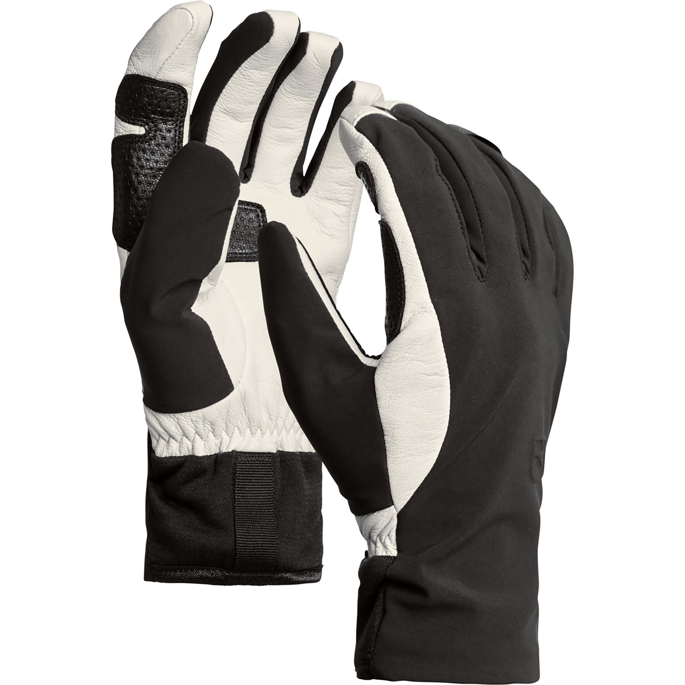 Ortovox Tour Damen Skihandschuhe schwarz Größe M Trekking Windabweisend Merinowolle