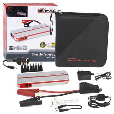 Dino Kraftpaket Multifunktionsstarthilfe & Powerbank - 18000 mAh [Hersteller-Nr. 136102]