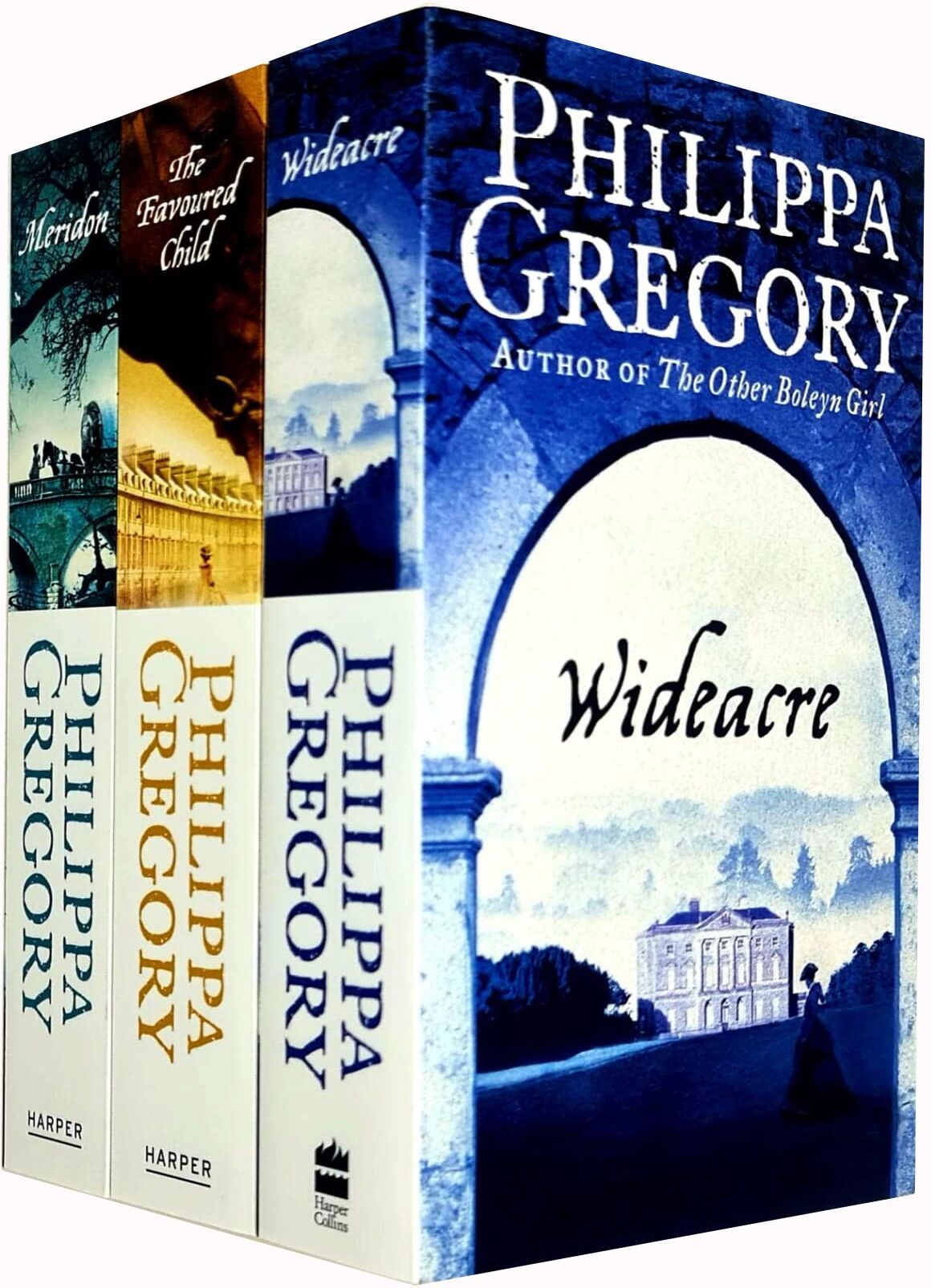 HarperCollins Wideacre Trilogy 3 Books Collection Set by Philippa Gregory - Paperback - Historical Fiction Saga - Wideacre, The Favoured Child, Meridon
