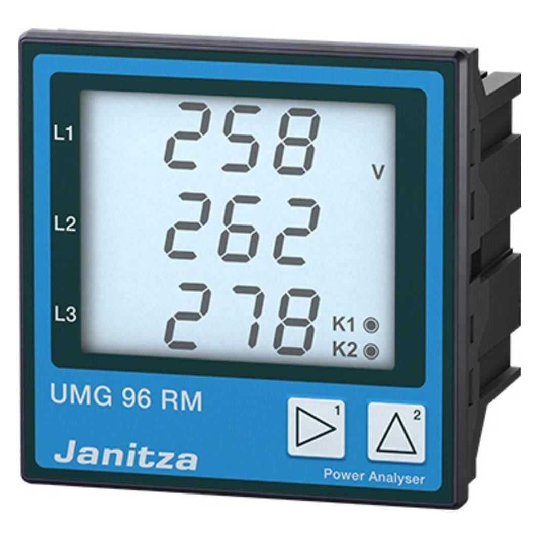 Janitza UMG96RM-E 6-Kanal Netzanalysator UMG96RM (CAT III, Kabeltester) (5222062)