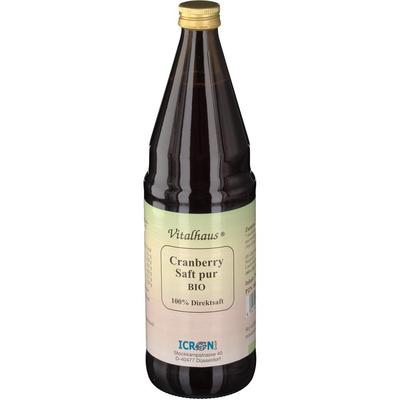 Cranberry Saft pur Bio Vitalhaus 750 ml