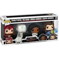 Funko POP! WandaVision: Scarlet/Vision/Monica/Agatha 4PK GW