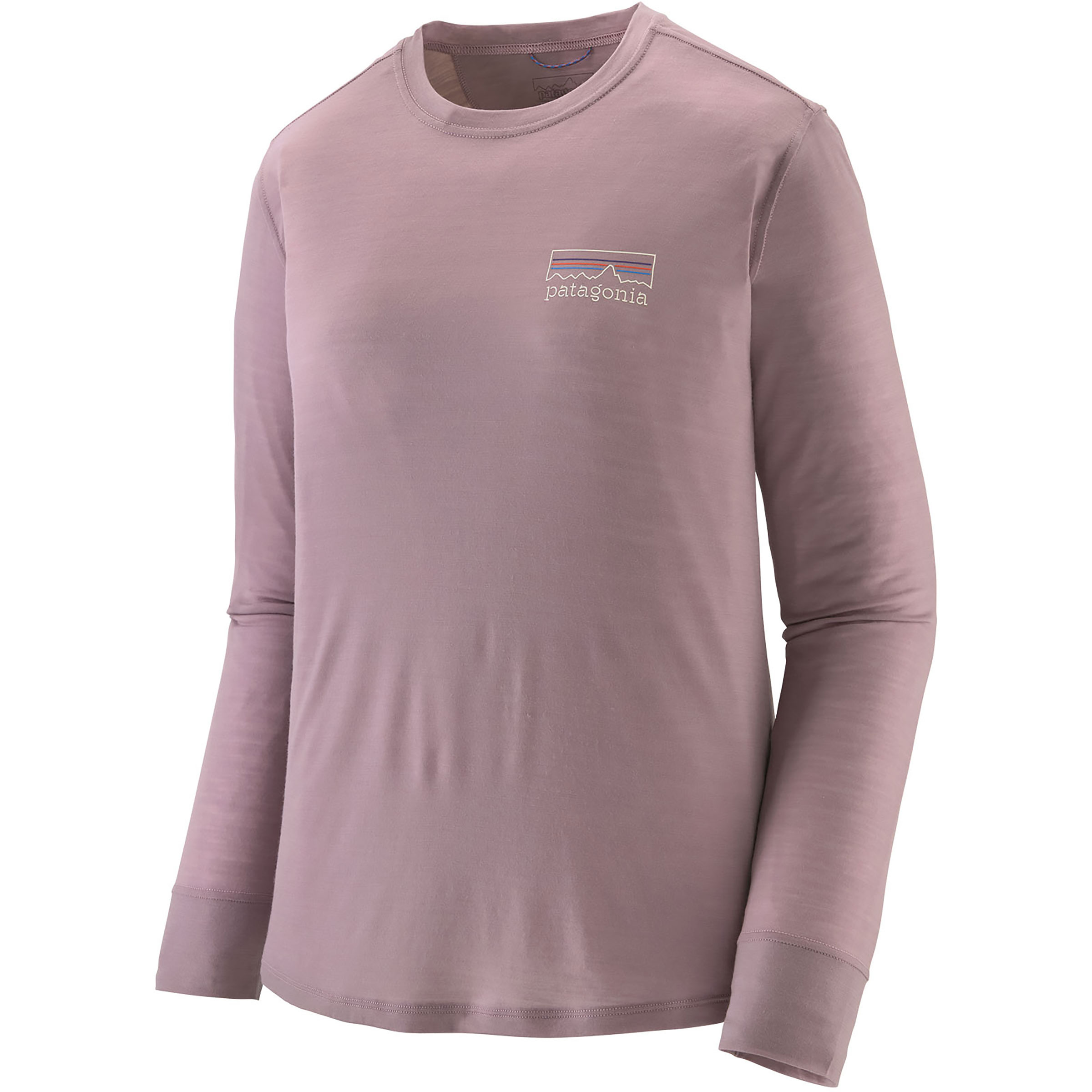 Patagonia Cap Cool Merino Graphic Damen Longsleeves Merino lila Größe XL Lifestyle Hautfreundlich Merinowolle