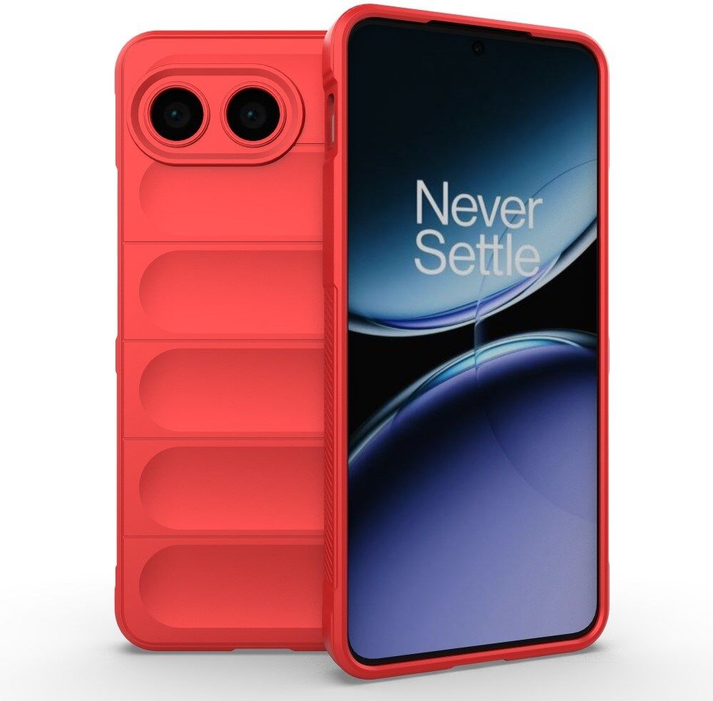 EIDERWOOD OnePlus Nord 4 (5G) Fleksibelt Plastik Bagside Cover - Rød