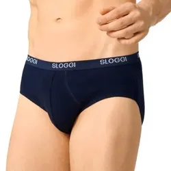 Sloggi For Men Basic Midi Marine Baumwolle Large Herren