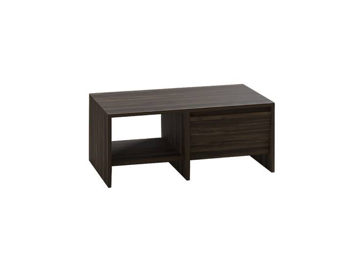 Table basse en bois Laris - 90 x 45 x 35 cm - Marron