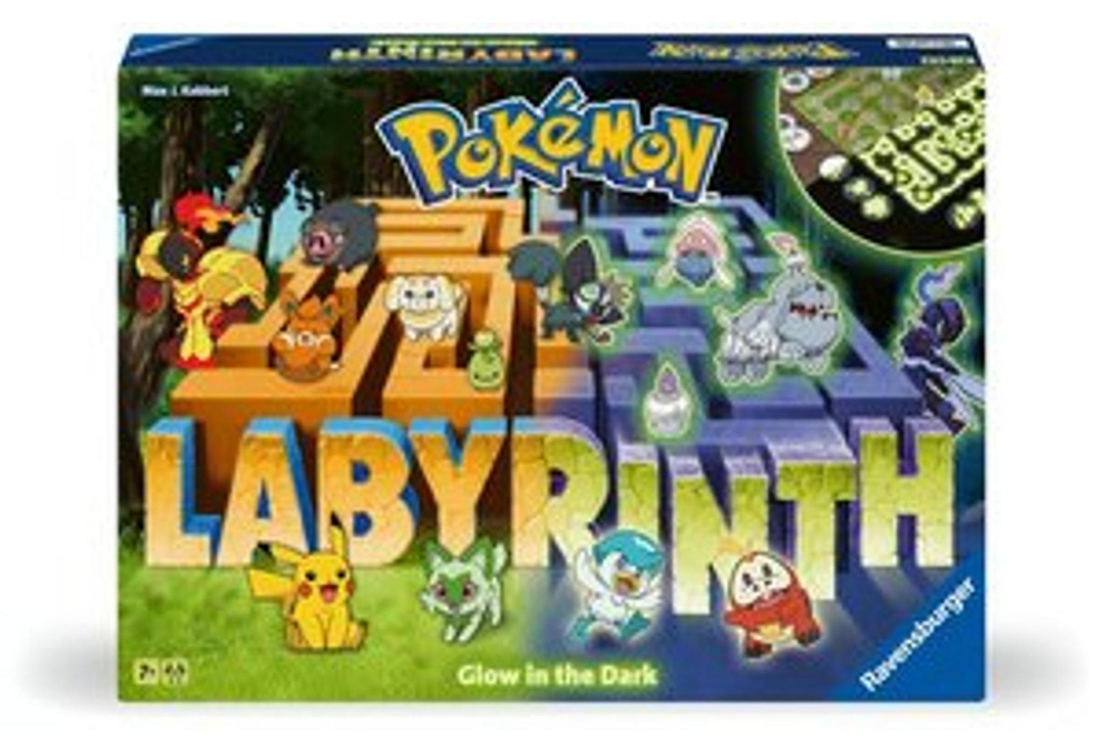 Ravensburger Pokémon Labyrinth Gloei-in-het-donker Spel 22705