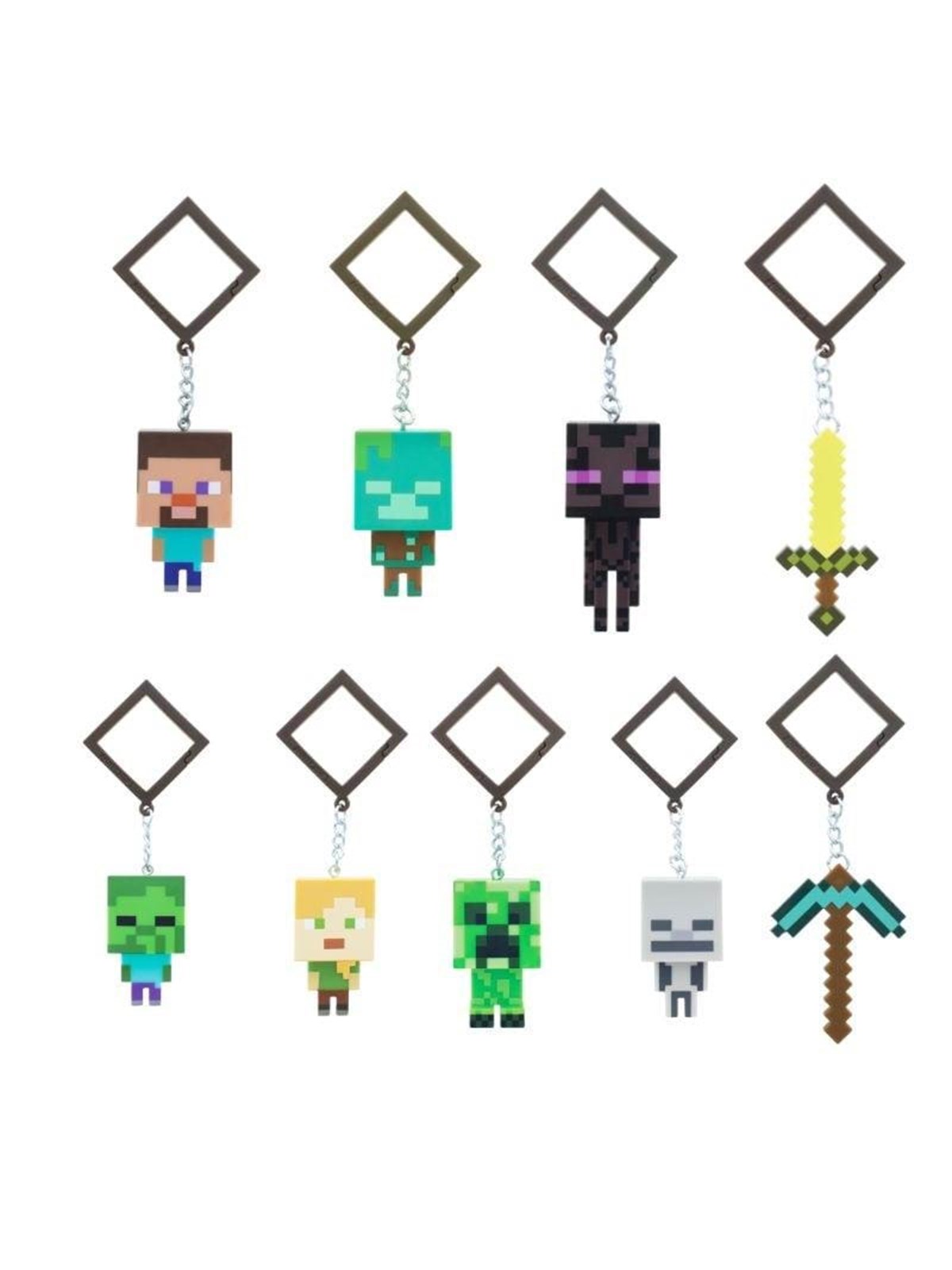 Paladone - Minecraft Backpack Buddies (Assorted) - Schlüsselanhänger