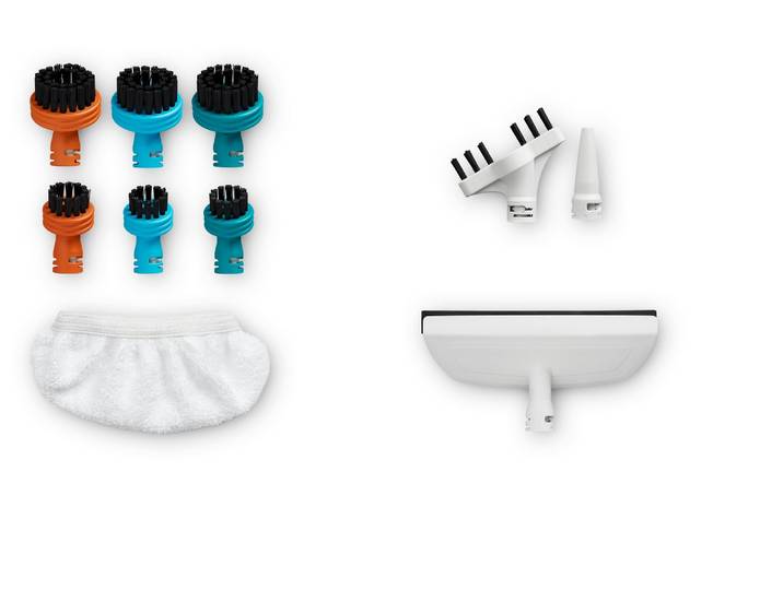 ROWENTA Reinigungsbürsten-Set, bunt, Reinigungsbürsten, für Clean & Steam Multi RY85xx ZR850003, Reinigungsbürsten-Set