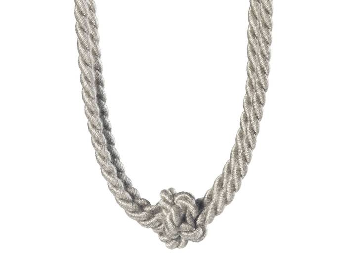 Embrasse Vesta 60cm Gris/Gris Longueur corde : 60 cm