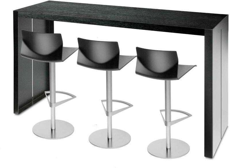 Lapalma Panco 240 Tresentisch (240cm rechteckig, schwarz lackiert, Eiche gebleic... 240cm rechteckig   schwarz lackiert   Eiche gebleicht