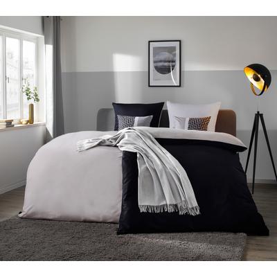 Wohndecke OTTO HOME "Plaid Sofia", grau (hellgrau), B:130cm L:170cm, Baumwolle, Polyacryl, Wohndecken, Wohndecke, mit tollen Fransen, Kuscheldecke