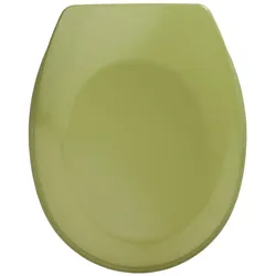 WENKO WC-Sitz Mod. Bergamo Moosgrün, aus antibakteriellem Duroplast