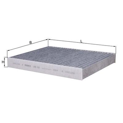 Mahle Filter, Innenraumluft [Hersteller-Nr. LAK153] für Citroën