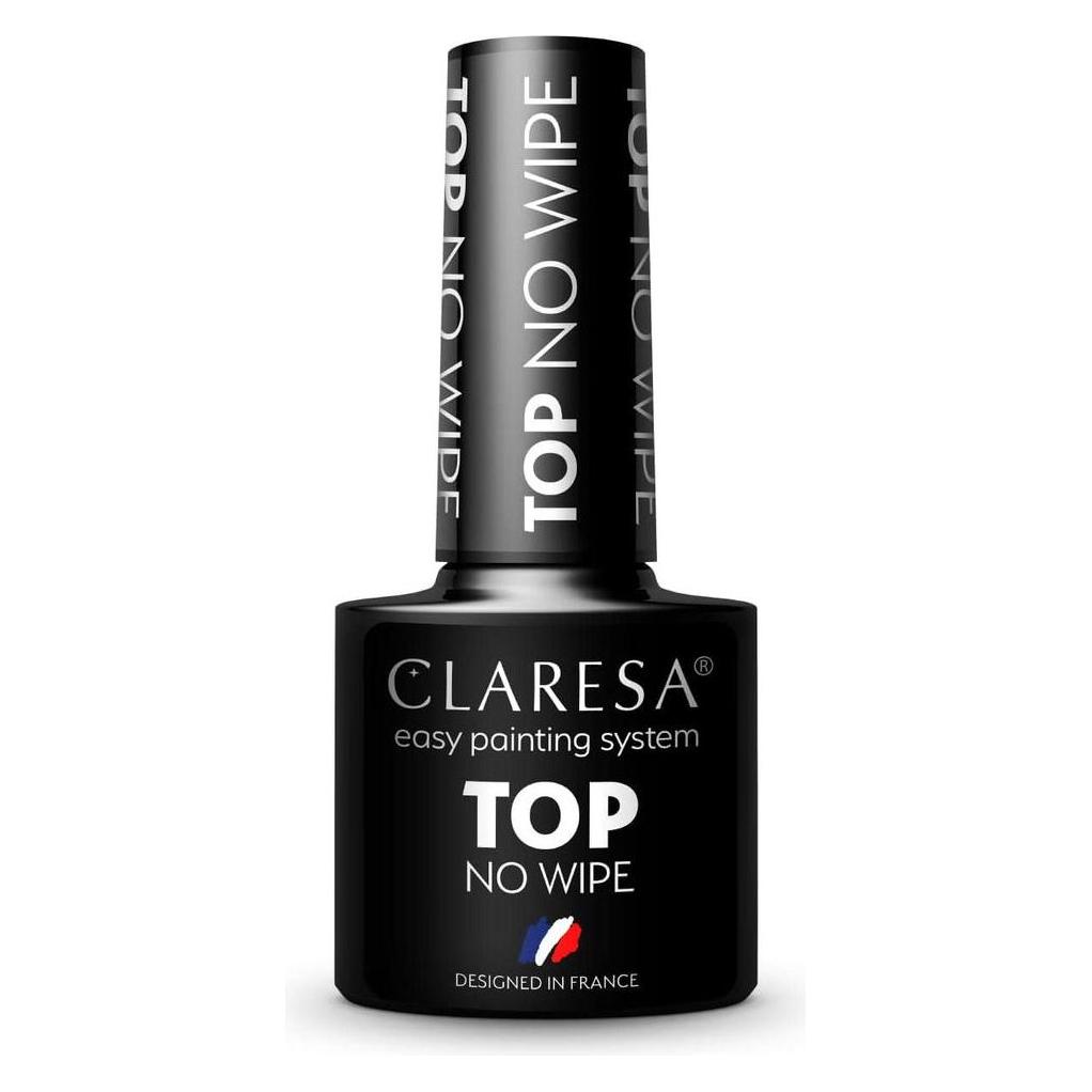 Claresa Top No Wipe top curing for hybrid varnish without washing 5g (Transparent, UV-Gel Lack) (5902846077473)