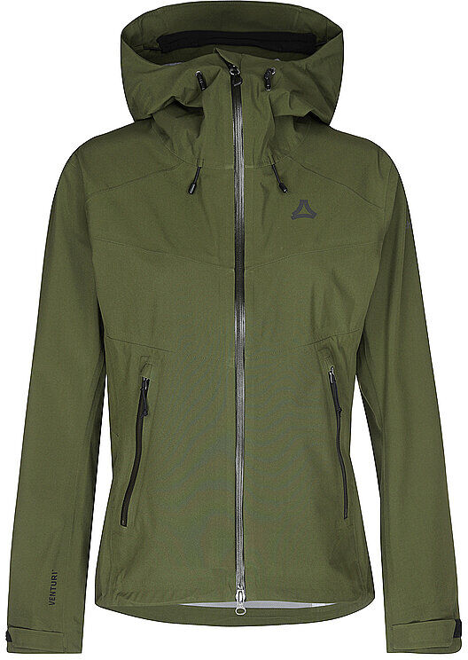 SCHÖFFEL Damen Wanderjacke Style Cascata Venturi 3L Hoodie olive   38 W