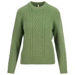 Blutsgeschwister Strickpullover All about Aran - old library soft green M