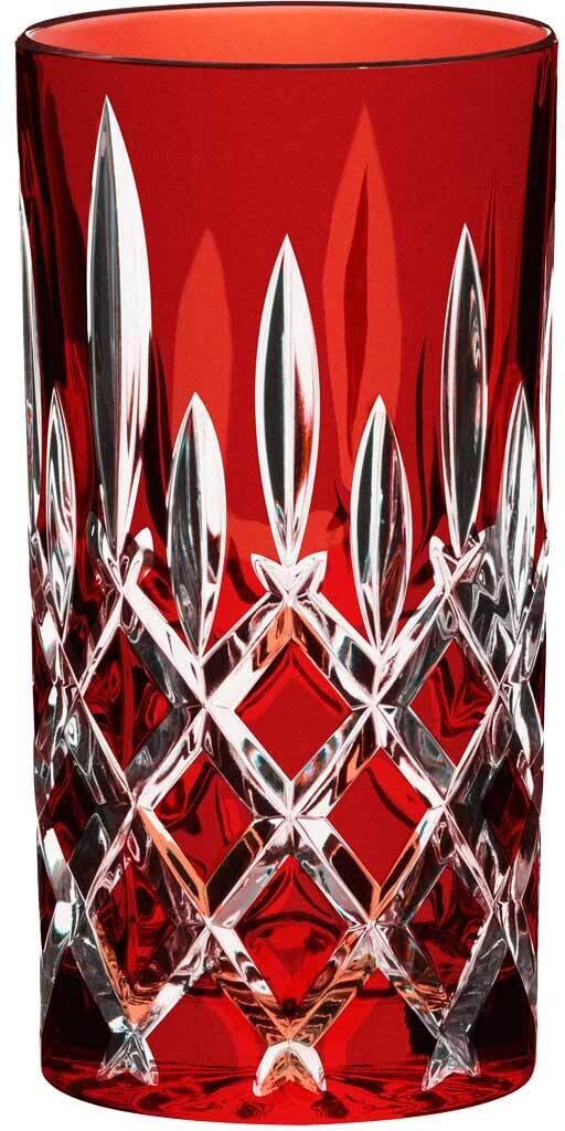 Longdrinkglas "Highball Longdrinkglas Laudon 395 ml", rot, Glas, RIEDEL THE WINE GLASS COMPANY, Trinkgefäße, Longdrinkglas