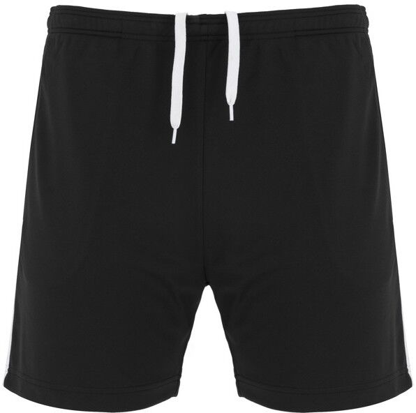 Short de sport léger personnalisé en polyester Lazio noir 10