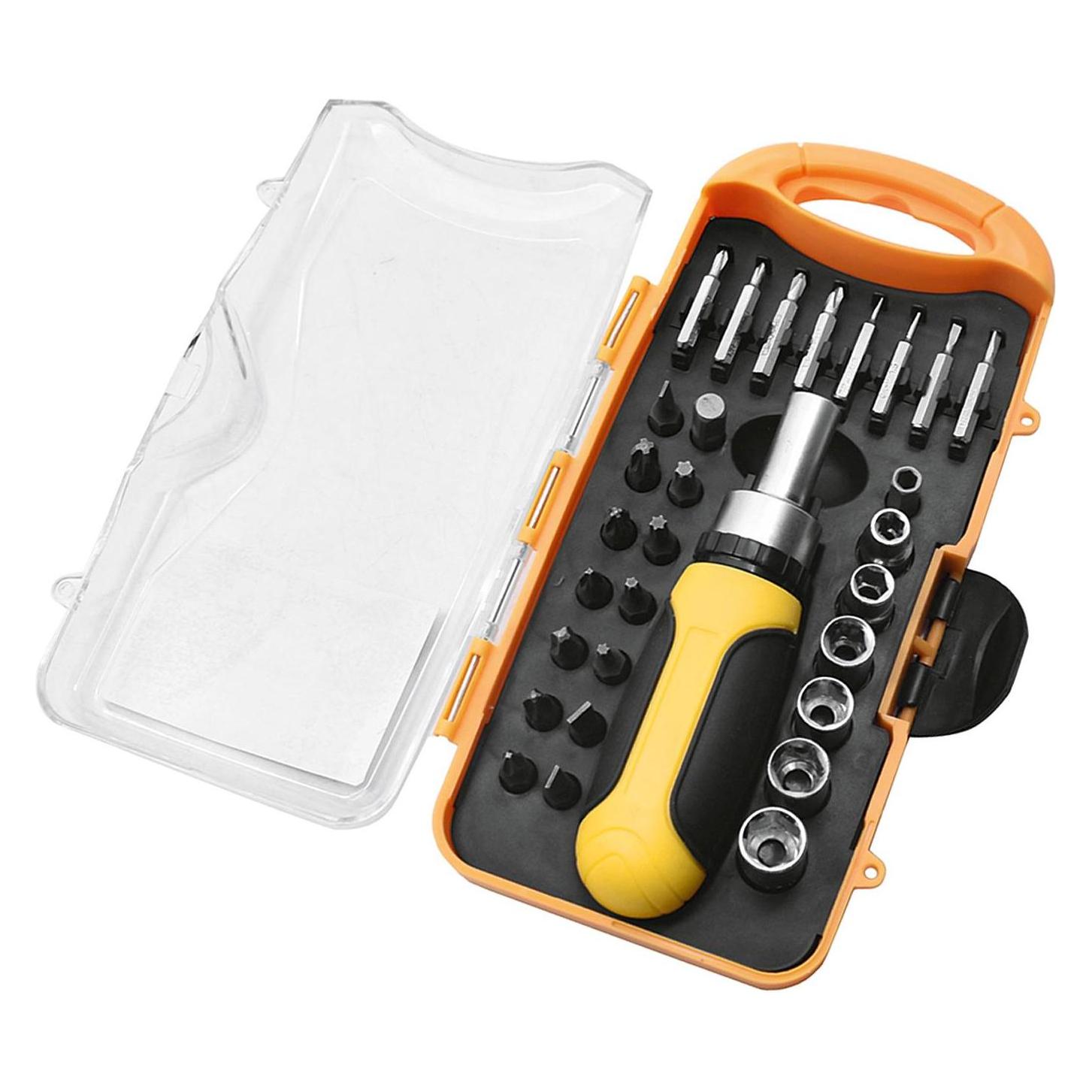 Easy Work EW Bit/ Einstecknusssatz 30-tg (Bit-Adapter, Innensechsrund mit Sicherungsstift (TR), Schraubschlitz) (EASY WORK) Mindestbestellmenge: 6 Stück