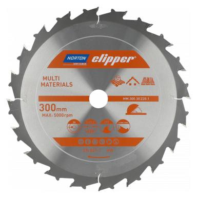 Norton Clipper PIŁA TARCZOWA 300mm x 30mm x 20z MULTI MATERIALS DEMOLITION (3,2/2,2) (70184608132)