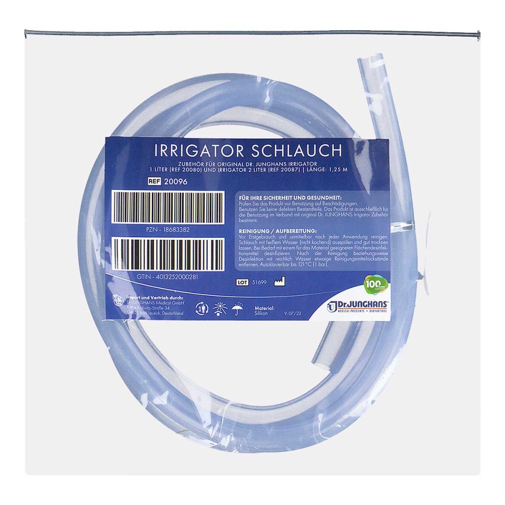 Dr. Junghans Medical GmbH Irrigator Schlauch 1,25 M Silikon 18683382