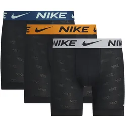 3er Pack NIKE Boxershorts Briefs Herren YOE - BLK wf gry/brght cer/blue for log m XL