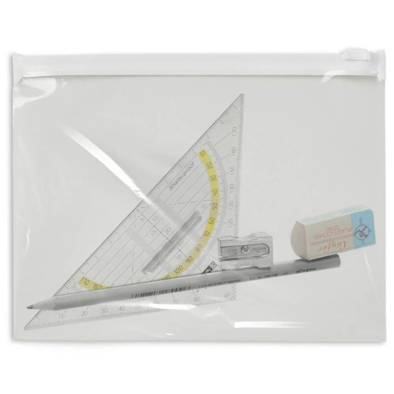 Topmatic® Gleitverschlussbeutel transparent/weiß 70 my, 1 St. 441087