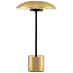 Nova Luce 9501229 Lash LED Tischleuchte Schwarz, Gold
