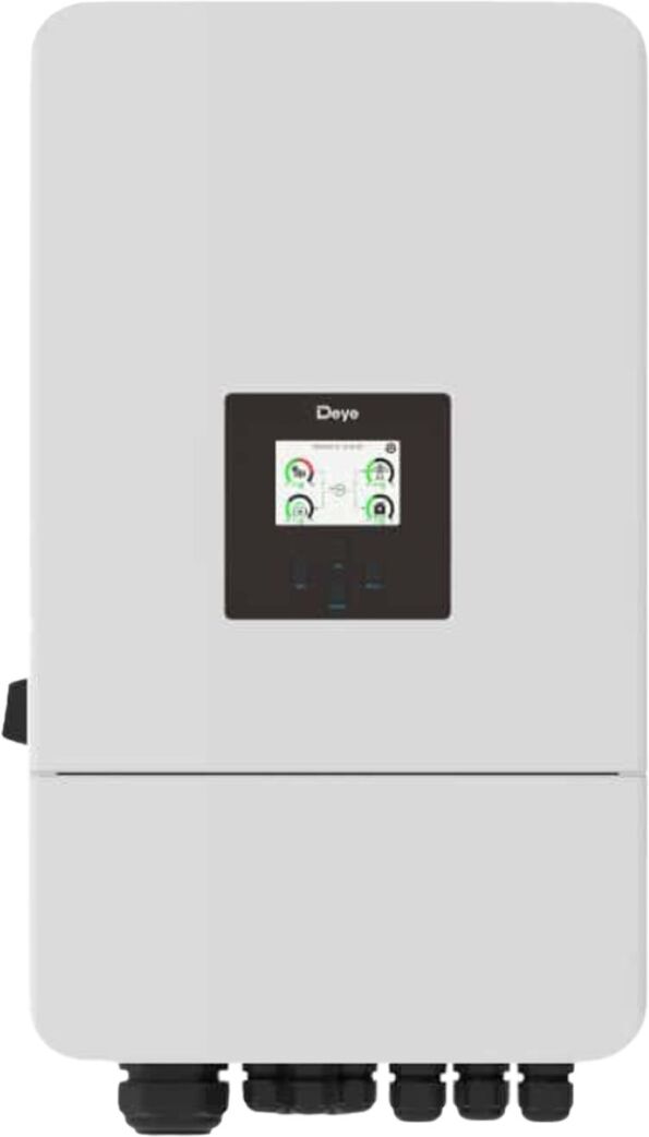 V-Tac Deye Sun-8k-Sg05lp3-Eu-Sm2 Inverter Fotovoltaico Trifase Ibrido 8kw Wifi E Ta Inclusi Ip65 Cei 0-21