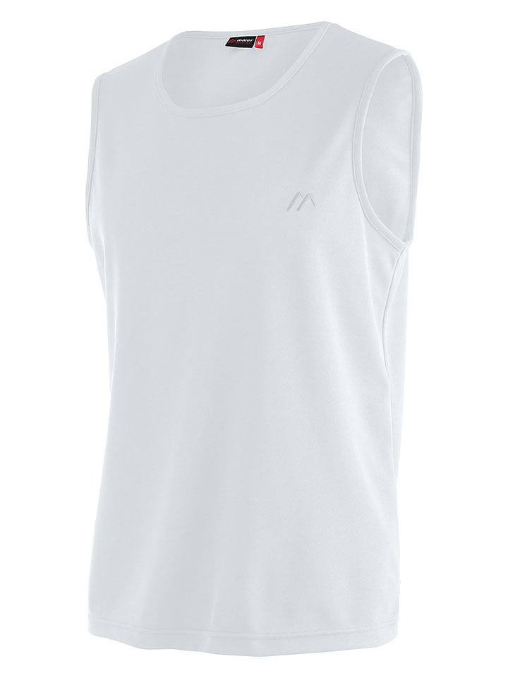 Maier Sports Funktionstop "Peter" in Weiß - XXL