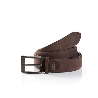 Ledergürtel MONTI "MAASTRICHT", Herren, Gr. 110, braun, Rindsleder, Gürtel Ledergürtel, matt, weich, elegant, casual