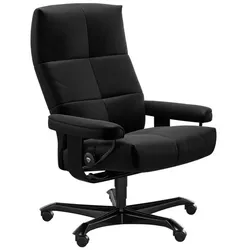 Stressless Bürostuhl David Office Leder Schwarz Batick Black M (Medium)