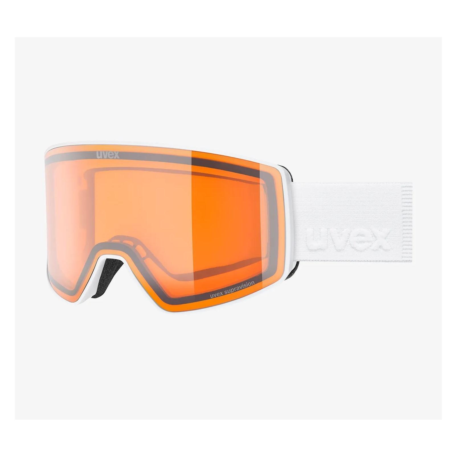Uvex Skibrille Scenic LG - white matt/orange (72521161)